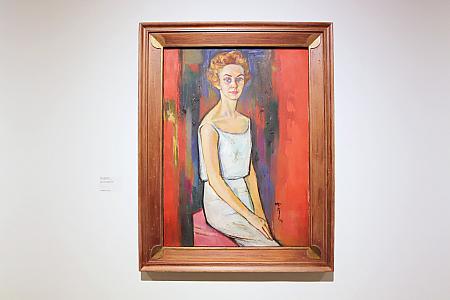 席德進「珍妮特肖像」、1961、油彩畫布、99.5×72.5cm、私人收藏