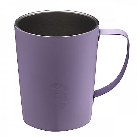 紫丁香不鏽鋼把手杯(12OZ)$800