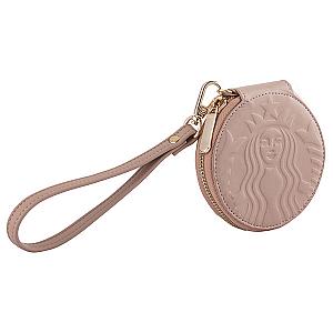 小圓零錢包-裸膚色(10×10×2cm)$420