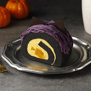 紫薯雙色黑貓蛋糕捲