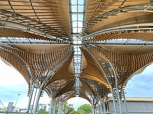 調べてみると、花蓮の海・山・木々などの大自然を花蓮駅に到着した時点から感じられるようなコンセプトになっていて、張樞建築師事務所が設計を担当したようです。ナビのように建築物を好きな方なら、時間を忘れて眺めてしまうかもしれません