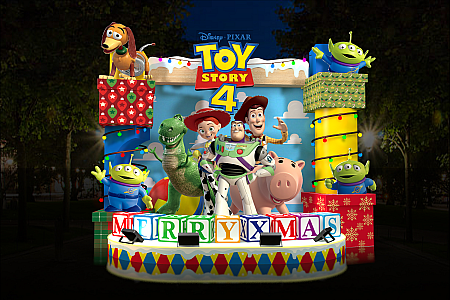 「玩具與你賀耶誕」ライトアップ時間：17:30～24:00 in萬坪公園