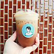 こちらは台灣燕巢芭樂咖啡(Guava Coffee)90元。台南のお隣、高雄・燕巢特産のグァバが使われています。クリーミーな泡とマイルドなコーヒー、そして飲み終わったら……