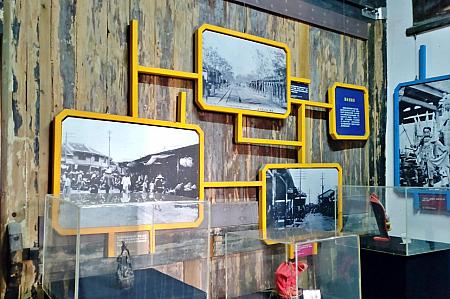 建物内に入ると、鹽水の昔の様子がわかる写真や創設者・葉家に関する資料の展示が。