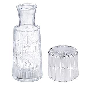 工坊藝術玻璃瓶附杯瓶(容量：500ml(コップ150ml))$850