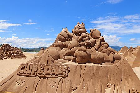 ディズニーの砂のアート