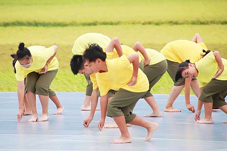 池上の学生たちが一生懸命踊ります！