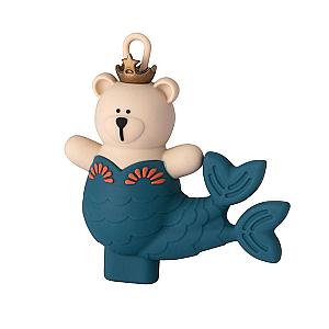 人魚小熊飲料防塵塞組(2つ入り1セット/杯塞4.6×2×5.2cm/吸管塞4.6×2×4.1cm)$580。