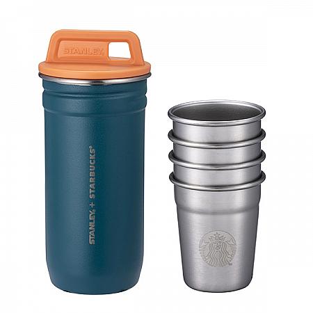 STANLEY隨行分享杯組(分享杯59ml×4、收納盒×1、杯套×4、隨行包×1)$2,580