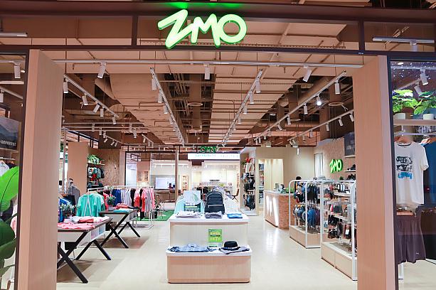 「ZMO」は2010年にスタートした機能性アウトドアウェアブランドで、ショップ(実店舗)はここが初出店！