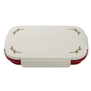 摺疊餐食盒附收納袋(お弁当箱21.5×14.3×7.7cm/收納袋37.2×24×13cm)$1000