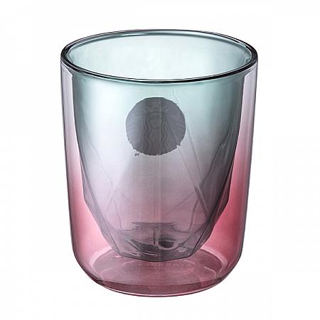 撞色多角切面雙層玻璃杯(222ml)$700