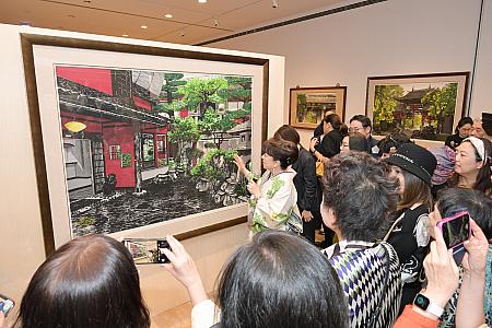 台南市美術館で開催された「無限Ⅱ 倩玉的版画世界」の様子