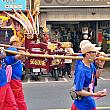 神様が街中を練り歩く「繞境(ラオジン)」と呼ばれるお祭りは、台湾をにぎわす一大イベント！航海の女神として知られる「媽祖」が数日間に渡り各地を巡る台中の「大甲媽祖繞境」は有名です。