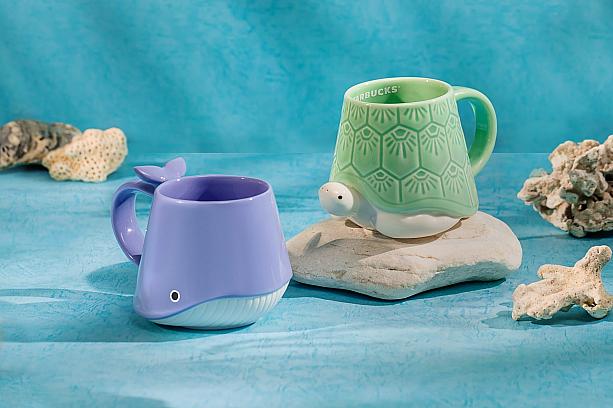 今年のGMoG商品は「シロナガスクジラ」と「アオウミガメ」のマグカップ！