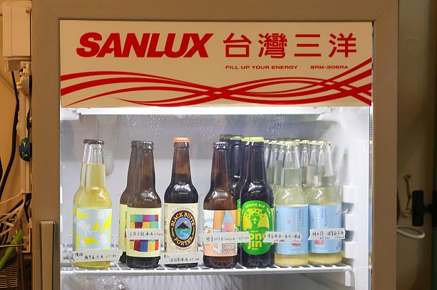 台北ではあまり見かけない珍しい台湾クラフトビールもいただけますよ！