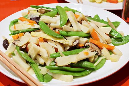 旬の野菜とタケノコがいっぱい！