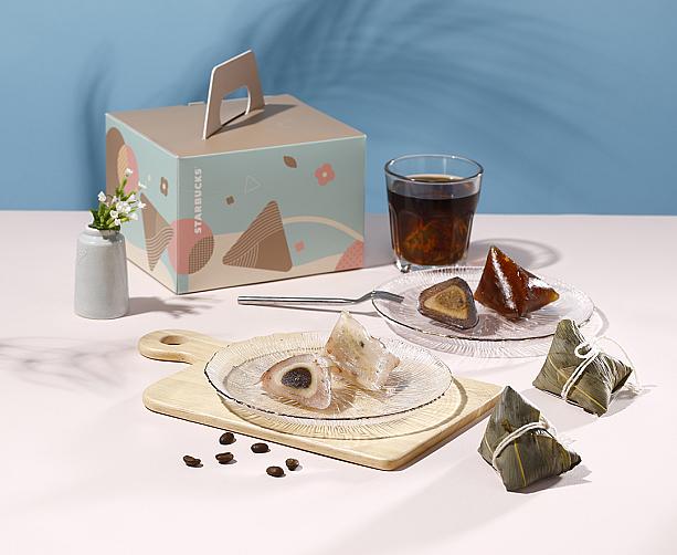 <b>粽夏星情禮盒$500</b><br>焦糖咖啡無花果星冰粽、洛神貴妃紅茶星冰粽 各4つ