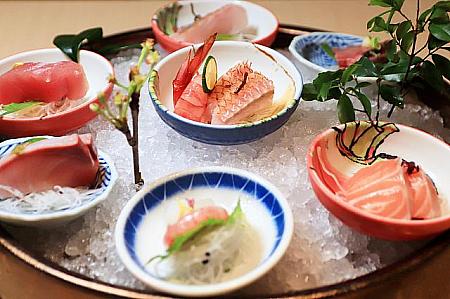 台湾ローカルはもちろん、在台日本人にも人気なのが、日本料理ビュッフェの<b>「欣葉日本料理」</b>と<b>「NAGOMI」</b>。後者は1ランク上の高級和食となっています。何でもかんても食べ放題！(写真はNAGOMI)