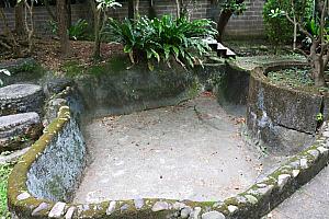 子どもが水遊びをしていたというプールもありました。実際に散策することもできますが、ちょっと蚊が多いので虫よけ対策をしていくことをおすすめします。