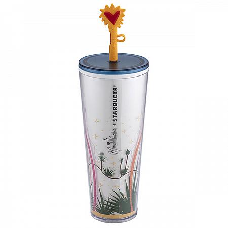 Artist愛心吸管套TOGO冷水杯(710ml)$750<br>Manuela Guillénデザイン
