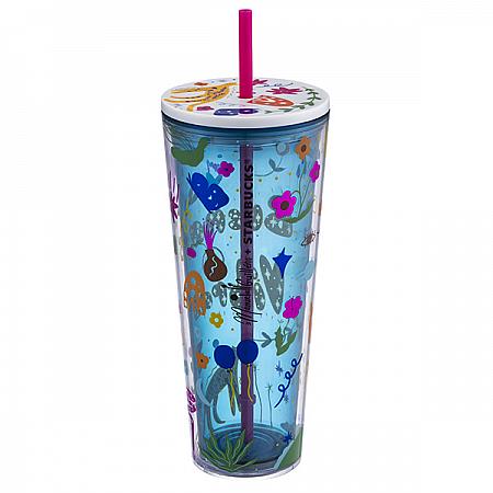 Artist活力夏日TOGO冷水杯(710ml)$650<br>Manuela Guillénデザイン