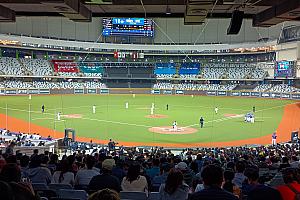 試合がなくてもグルメ街で楽しめる台北ドーム！