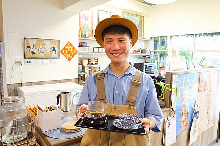 「行動者咖啡coffee」オーナーの明峰さん