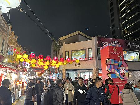 春節名物の迪化街年貨大街は今年もたくさんの人でにぎわっていました！