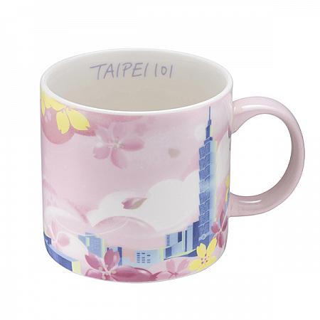 14OZ日櫻綻放101馬克杯(414ml)$600