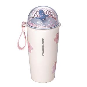 櫻花造景磁鐵提繩不鏽鋼杯(355ml)$1,480