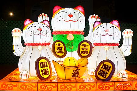 ランタン見て縁起UP！