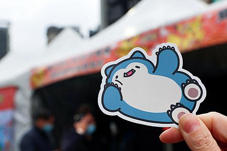 カビゴンシール、かわいい♡