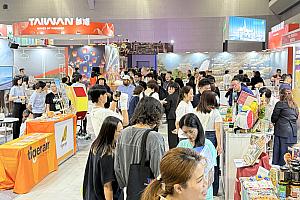 初日から賑わっていて、会場の様子を見るだけでワクワクしますよね♪27、28日は「ツーリズムEXPOジャパン」の「台湾館」でお待ちしてます！
