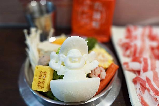 しかもキャラクターを模った氷は、スープを凍らせたもの。かわいすぎる～♡