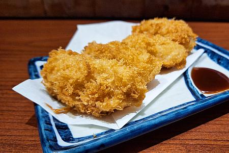 「廣島炸牡蠣(広島産カキフライ)240元」
