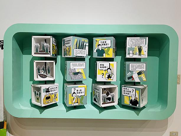 資料展示の仕方が凝っていてお洒落♪