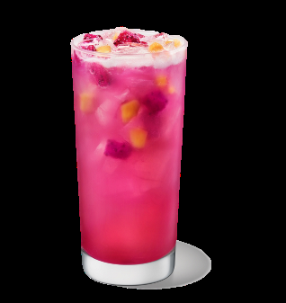 芒果火龍果檸檬星沁爽(Mango Dragonfruit with Lemonade Starbucks Refreshers™ Beverage)Tall$95/Grande$110/Venti$125