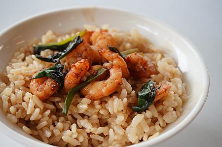 矮仔成蝦仁飯でエビ飯