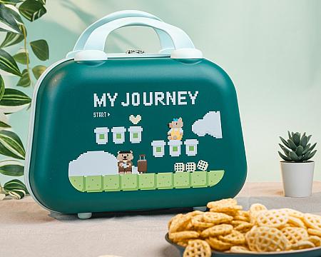 トラベルバッグ型の容器がキュート♡
