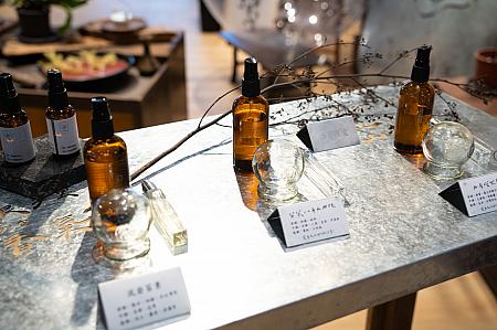 さらに、台南発のフレグランスブランド「郁郁YùYù」まで。台湾のお茶や森林の優しい香りが特徴で、ナビも愛用しています。