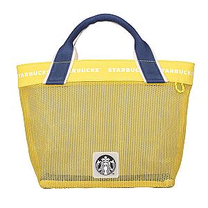 夏日黃女神網格提袋$600