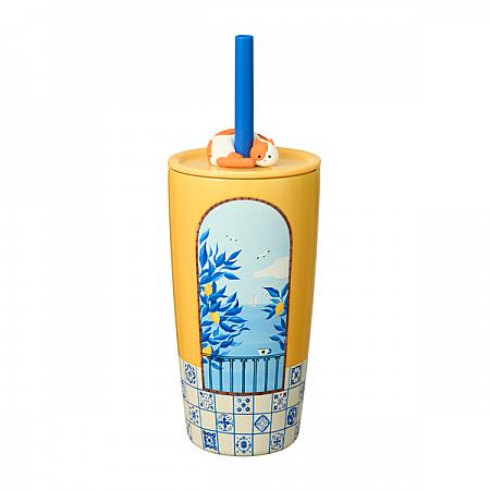 旖旎風光不鏽鋼吸管杯(473ml)$1,580