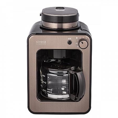 棕SIROCA自動研磨咖啡機$2,880(コーヒー豆1袋プレゼント)