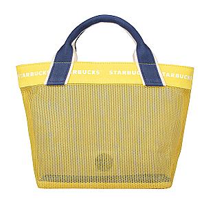 夏日黃女神網格提袋$600