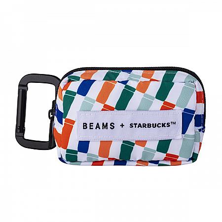 BEAMS方格旗掛扣小包$450	