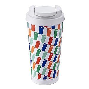BEAMS方格旗不鏽鋼杯(473ml)$1,380