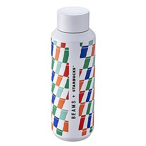 BEAMS方格旗不鏽鋼水壺(473ml)$1,300