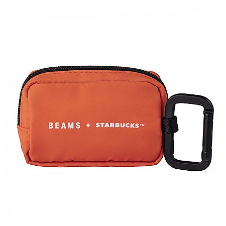 BEAMS好運橙掛扣小包$450