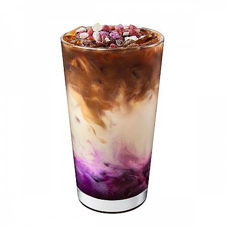 脆糖紫紅薯燕麥瑪奇朵(Crunchy Ube Oatmilk Macchiato)Tall$170/Grande$185/Venti$200<br>2025年7月2日発売